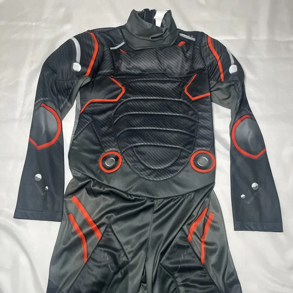 Fortnite Omega Costume Youth XL Orange Black Padded Suit Only NO MASK